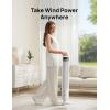 imageDreo Tower Fan for Bedroom 90 Oscillating Fan Standing Fan with 3 Modes 4 Speeds 8H Timer Cooling Fans for Home Living Room Office Grey TF117White