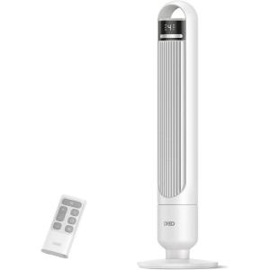 imageDreo Tower Fan for Bedroom 90 Oscillating Fan Standing Fan with 3 Modes 4 Speeds 8H Timer Cooling Fans for Home Living Room Office Grey TF117White