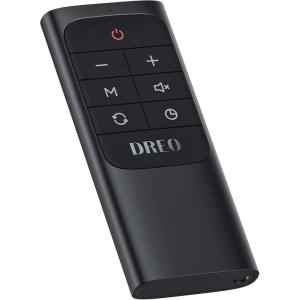 imageDreo Tower Fan Remote Space Heater Remote Black Small