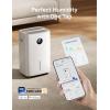 imageDreo 110Pint Smart Dehumidifier for Basement 4500 Ft for Large Room 2 Gallon Water Tank AutoComfortConstant Mode Dehumidifiers for Home Bedroom Bathroom with Drain Hose White 711SStarlight
