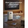 imageDreo 110Pint Smart Dehumidifier for Basement 4500 Ft for Large Room 2 Gallon Water Tank AutoComfortConstant Mode Dehumidifiers for Home Bedroom Bathroom with Drain Hose White 711SWhite