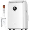 imageDreo Portable Air Conditioners 10000 BTU Air Conditioner for Bedroom with Drainagefree Cooling 45dB Quiet APPVoiceRemote 24h Timer with Fan ampamp Dehumidifier Smart AC Unit for Room IndoorsWhite