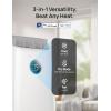 imageDreo Portable Air Conditioners 12000 BTU ASHRAE 8000 BTU DOE Smart AC Unit for Bedroom with Drainagefree Cooling APPVoiceRemote Fan ampamp Dehumidifier Floor AC for Room Indoors AC515S NewWhite