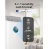 imageDreo Portable Air Conditioners 12000 BTU ASHRAE 8000 BTU DOE Smart AC Unit for Bedroom with Drainagefree Cooling APPVoiceRemote Fan ampamp Dehumidifier Floor AC for Room Indoors AC515S NewWhite