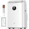 imageDreo Portable Air Conditioners 10000 BTU Air Conditioner for Bedroom with Drainagefree Cooling 45dB Quiet APPVoiceRemote 24h Timer with Fan ampamp Dehumidifier Smart AC Unit for Room IndoorsWhite