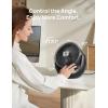 imageDreo Fan for Bedroom Table Air Circulator for Whole Room 11 Inch 40ft Strong Airflow 120 adjustable tilt 28db Low Noise Quiet 3 Speeds 2025 New Desk Fan for Office Kitchen HomeBlack