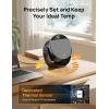 imageDreo Space Heater 1500W 60 Adjustable Tilt 105fts Portable Electric Heaters for Indoor Use with Thermostat 8 Safety Protections 3 Modes Remote Quiet Desk Heater for Bedroom Office Black