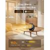 imageDreo Space Heater 1500W 60 Adjustable Tilt 105fts Portable Electric Heaters for Indoor Use with Thermostat 8 Safety Protections 3 Modes Remote Quiet Desk Heater for Bedroom Office Black
