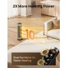 imageDreo Space Heater 1500W Electric Heaters for Indoor Use with Remote 70 Oscillation 23 Inch PTC Ceramic with Thermostat Fast and Safe Heater for Bedroom Large Room Office