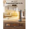 imageDreo Space Heater 1500W Electric Heaters for Indoor Use with Remote 70 Oscillation 23 Inch PTC Ceramic with Thermostat Fast and Safe Heater for Bedroom Large Room Office