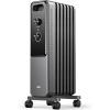 imageDreo Radiator Heater Dual Knobs 8 Safety Protection 1500W Portable Oil Filled Radiator Heater for Indoor Use Large Room Energy Saving Quiet Electric Heater for Bedroom with Adjustable Thermostat
