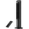 imageDreo Evaporative Air Swamp Cooler 40 Standing Fans that Blow Cold Air 80 Oscillating Bladeless Cooling Fan for Bedroom Removable Water Tank Ice Packs Remote Control 4 Speeds 7H Timer WhiteBlack