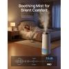 imageDreo 16L Smart Humidifier Large Room 1000 ft 130H Cool Mist Air Humidifiers for Bedroom Plants Baby Top Fill RemoteTouchVoice ampamp APP Control SelfCleaning Tank 30dB RGB Light HM755S White