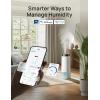 imageDreo 16L Smart Humidifier Large Room 1000 ft 130H Cool Mist Air Humidifiers for Bedroom Plants Baby Top Fill RemoteTouchVoice ampamp APP Control SelfCleaning Tank 30dB RGB Light HM755S White
