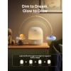 imageDREO Smart Humidifiers for Bedroom Baby HM409S 1500 RGB Night Light ampamp Sleep Routine Trainer Ultra Quiet 28dB ampamp 3L Top Fill Cool Mist Humidifier for Nursery Air humidifier for Plants IndoorYellow