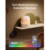 imageDREO Smart Humidifiers for Bedroom Baby HM409S 1500 RGB Night Light ampamp Sleep Routine Trainer Ultra Quiet 28dB ampamp 3L Top Fill Cool Mist Humidifier for Nursery Air humidifier for Plants IndoorYellow