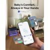 imageDREO Smart Humidifiers for Bedroom Baby HM409S 1500 RGB Night Light ampamp Sleep Routine Trainer Ultra Quiet 28dB ampamp 3L Top Fill Cool Mist Humidifier for Nursery Air humidifier for Plants IndoorWhite