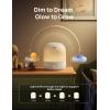 imageDREO Smart Humidifiers for Bedroom Baby HM409S 1500 RGB Night Light ampamp Sleep Routine Trainer Ultra Quiet 28dB ampamp 3L Top Fill Cool Mist Humidifier for Nursery Air humidifier for Plants IndoorWhite