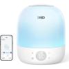imageDREO Smart Humidifiers for Bedroom Baby HM409S 1500 RGB Night Light ampamp Sleep Routine Trainer Ultra Quiet 28dB ampamp 3L Top Fill Cool Mist Humidifier for Nursery Air humidifier for Plants IndoorWhite