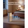 imageDREO Smart Evaporative Humidifier Large Room up to 1000ft 800mlh High Output Air Humidifiers for Bedroom 10L 50H Long Runtime with Precise Humidification for Plants Home Office White HHM774S
