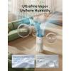 imageDREO Smart Evaporative Humidifier Large Room up to 1000ft 800mlh High Output Air Humidifiers for Bedroom 10L 50H Long Runtime with Precise Humidification for Plants Home Office White HHM774S