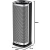 imageDREO Space Heaters for Indoor Use Fast Heating Portable Heaters with Remote Large PTC Ceramic Electric for Bedroom 12H Timer 70 Oscillation Overheat Protection 1500W Safety Heat for Home OfficeGold