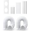 image:imageDREO Adjustable Portable Air Conditioner Window Vent Kit for Dual Hose with 59 Inch Exhaust Duct Upgraded Seamless Window Panel Kit for Sliding Windows Doors Compatible with AC318S amp AC319S