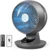 image:imageDREO Smart Fan for Bedroom Powerful 85 ft Airflow 12 Inches Desk Fans in 20dB Quiet 9090 Oscillation AppVoice Control 9 Speeds amp 812H Timer for Home Office DormGrey