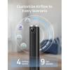 image:imageDREO Smart Tower Fan for Bedroom 4045 Adjustable Height 28 fts Velocity DC Motor 9 Speeds 4 Modes 90Oscillating Standing Fan 20dB Quiet 12H Timer for Home Office GoogleAlexa Black