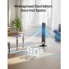 image:imageDREO Smart Tower Fan for Bedroom 4045 Adjustable Height 28 fts Velocity DC Motor 9 Speeds 4 Modes 90Oscillating Standing Fan 20dB Quiet 12H Timer for Home Office GoogleAlexa Black