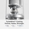 image:imageDREO TurboCool Misting Fan 765S Tower Fans that Blow Cold Air 10F Cooling 34fts Fast Standing Fan 6L Tank 20 dB Quiet DC Motor 90 Smart Oscillating Fan with 12 Speeds 4 Modes for Home Grey
