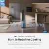 image:imageDREO TurboCool Misting Fan 765S Tower Fans that Blow Cold Air 10F Cooling 34fts Fast Standing Fan 6L Tank 20 dB Quiet DC Motor 90 Smart Oscillating Fan with 12 Speeds 4 Modes for Home Grey