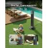 image:imageDREO TurboCool Outdoor Misting Fan 711AS 33 fts High Velocity 12 Speeds 4 Modes Smart Standing Floor Fan 150 Customizable Oscillating 20 dB Quiet DC Motor for Bedroom Weather ResistantGrey