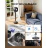 image:imageDREO Fan for Bedroom 2026 New model120100 OmniDirectional Oscillating Fan 96ft DC Motor 20 dB Quiet Standing Pedestal Fans 9 Speeds 3 Modes Remote 3742 Adjustable Height 8H Timer