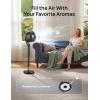 image:imageDREO Fan for Bedroom 2026 New model120100 OmniDirectional Oscillating Fan 96ft DC Motor 20 dB Quiet Standing Pedestal Fans 9 Speeds 3 Modes Remote 3742 Adjustable Height 8H Timer