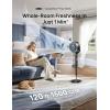 image:imageDREO Smart Fan for Bedroom standing 150 100 OmniDirectional Oscillating Fans 120ft CirculAir Quiet Fan with DC Motor 12 Speeds 6 Modes 20dBRemote Control 12H TimerBlack