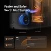 image:imageDREO 6L Humidifiers for Bedroom Smart Warm amp Cool Mist for Large Room 60Hr Quiet Runtime for Baby Plant Humidity Sensor Indicator Light 12H Timer GoogleAlexa BlackWhite