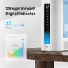 image:imageDREO 6L Humidifiers for Bedroom Smart Warm amp Cool Mist for Large Room 60Hr Quiet Runtime for Baby Plant Humidity Sensor Indicator Light 12H Timer GoogleAlexa BlackBlue