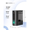 image:imageDREO 6L Humidifiers for Bedroom Smart Warm amp Cool Mist for Large Room 60Hr Quiet Runtime for Baby Plant Humidity Sensor Indicator Light 12H Timer GoogleAlexa BlackBlack