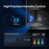 image:imageDREO 6L Humidifiers for Bedroom Smart Warm amp Cool Mist for Large Room 60Hr Quiet Runtime for Baby Plant Humidity Sensor Indicator Light 12H Timer GoogleAlexa BlackBlue
