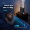 image:imageDREO 6L Humidifiers for Bedroom Smart Warm amp Cool Mist for Large Room 60Hr Quiet Runtime for Baby Plant Humidity Sensor Indicator Light 12H Timer GoogleAlexa BlackSilver