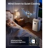 image:imageDREO Inverter DualHose Portable Air Conditioners 740S High Efficiency 14000 BTU ASHRAE 10000 BTU DOE 42dB Quiet Smart AC Unit DrainageFree APPVoiceRemote Control for Bedroom amp Large Room140000 British Thermal Units