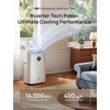 image:imageDREO Inverter DualHose Portable Air Conditioners 740S High Efficiency 14000 BTU ASHRAE 10000 BTU DOE 42dB Quiet Smart AC Unit DrainageFree APPVoiceRemote Control for Bedroom amp Large Room140000 British Thermal Units