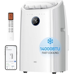 image:imageDREO Inverter DualHose Portable Air Conditioners 740S High Efficiency 14000 BTU ASHRAE 10000 BTU DOE 42dB Quiet Smart AC Unit DrainageFree APPVoiceRemote Control for Bedroom amp Large Room14000 British Thermal Units