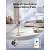 image:imageDREO Smart Fan for Bedroom Positionbased Oscillation 150120 3D Oscillating Fan 110ft Pedestal Fans with WiFiVoiceRemote Standing Fans Work with AlexaGoogle 9 Speeds 6 Modes StarlightStarlight