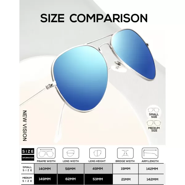 KALIYADI Classic Aviator Sunglasses for Men Women Driving Sun glasses Polarized Lens UV BlockingD Blue