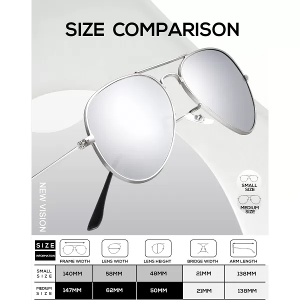 KALIYADI Classic Aviator Sunglasses for Men Women Driving Sun glasses Polarized Lens UV BlockingE 2 Pack BlackSilver