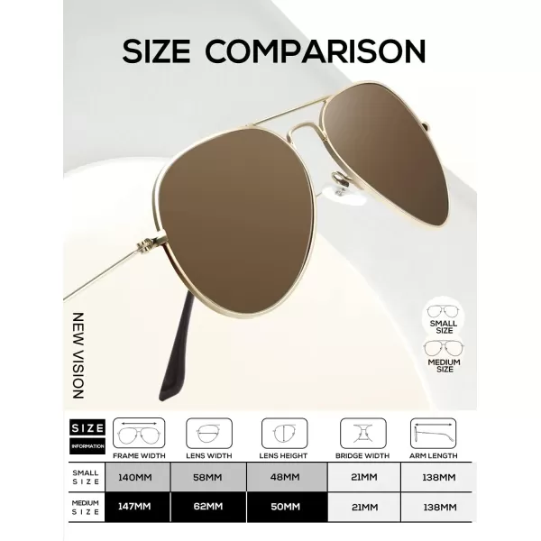 KALIYADI Classic Aviator Sunglasses for Men Women Driving Sun glasses Polarized Lens UV BlockingF 3 Pack Brown