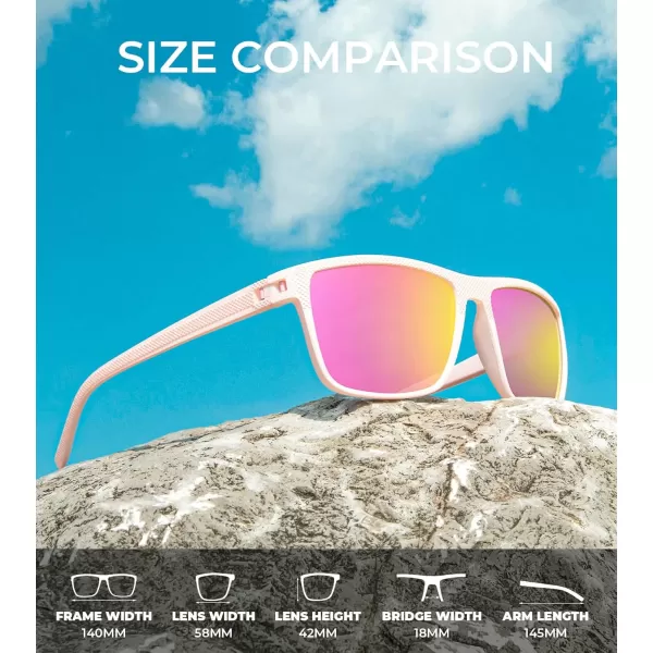 KALIYADI Polarized Sunglasses for Men Lightweight Sun Glasses with UV Protection for Driving Fishing Golf3 Pack BlackIce BluePink