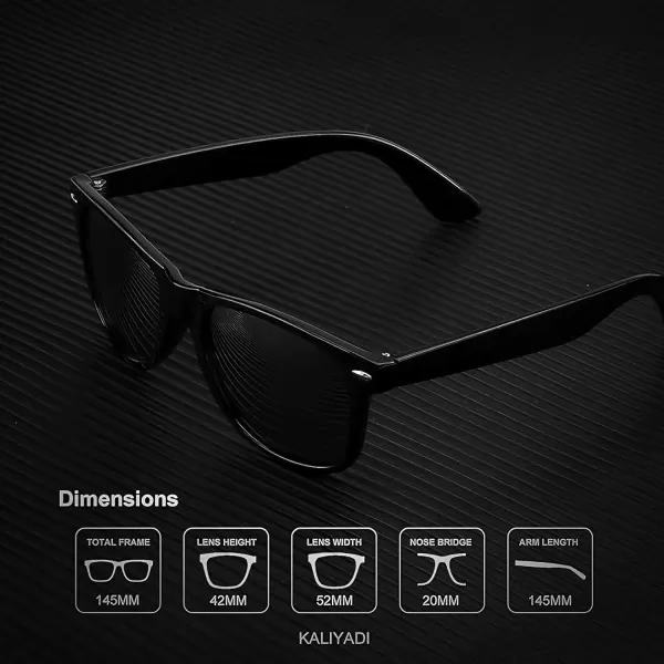 KALIYADI Polarized Sunglasses for Men and Women Matte Finish Sun glasses Color Mirror Lens UV Blocking 3 PackGlossy BlackGradient Wine RedGradient Blue